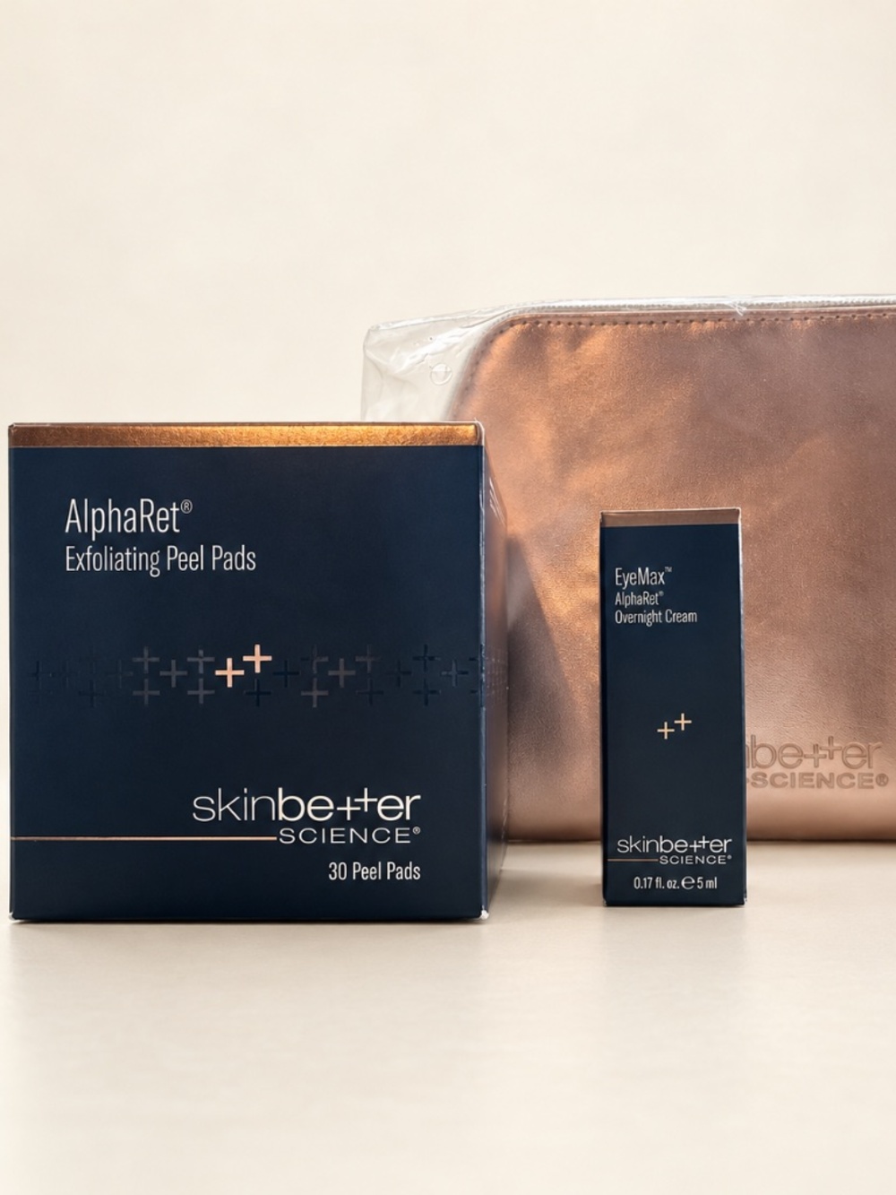 SkinBetter Science AlphaRet Peel Pads 30ct EyeMax 5ml Gift Set NIB